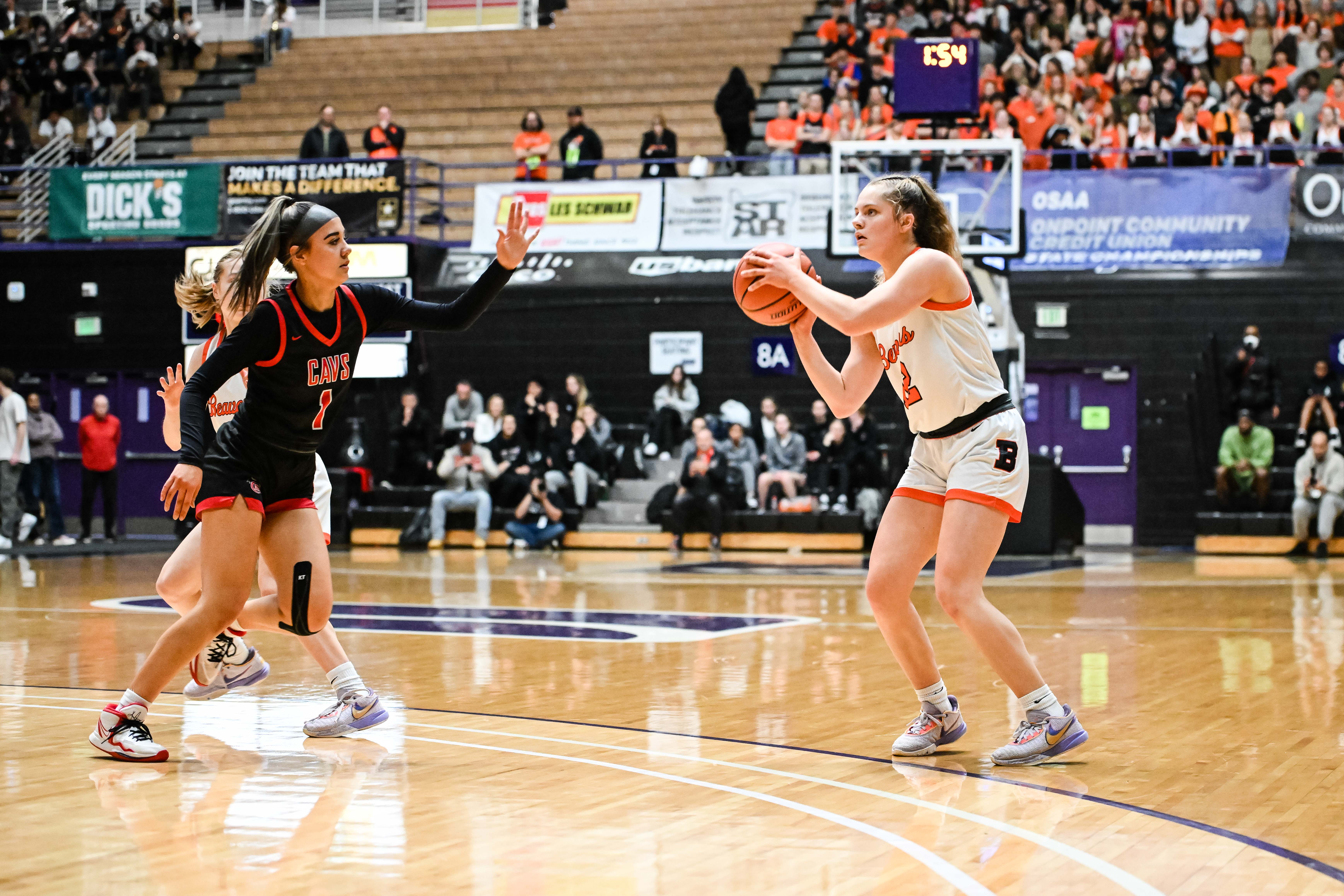 Clackamas Beaverton 6A Oregon girls basketball quarterfinal Naji Saker 1 -35